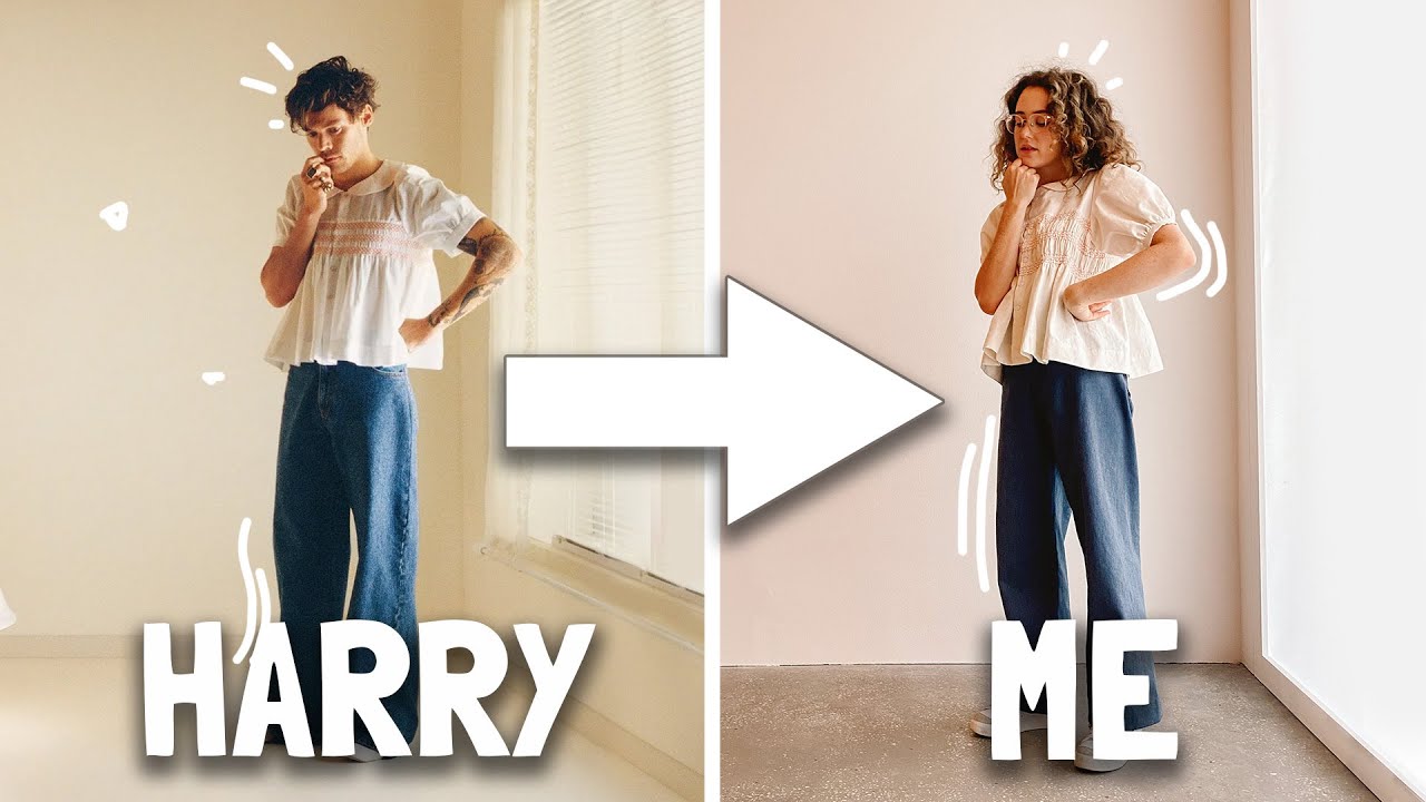 I Recreated Harry Styles' Outfit! (DIY Challenge)