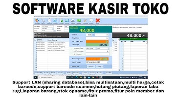 SOFTWARE KASIR TOKO UNTUK PC/LAPTOP