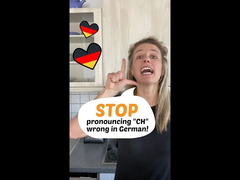 How To Pronounce The German Ch Shorts