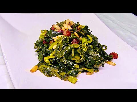 Video: Come Fare Un'insalata Tiepida Di Spinaci All'uvetta