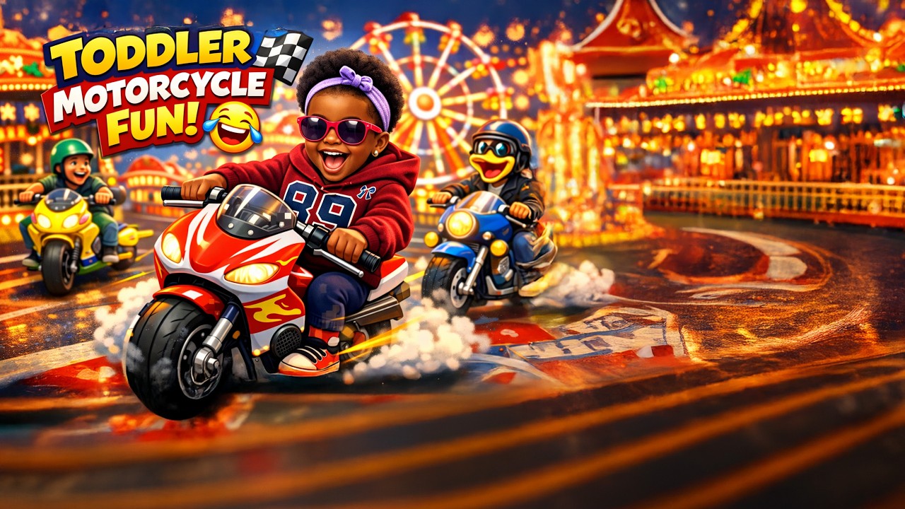 This Toddler's Motorcycle Moment is Unreal