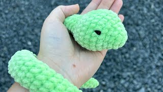 Crochet Snake Tutorial | Beginner Friendly | Sammy the Snake