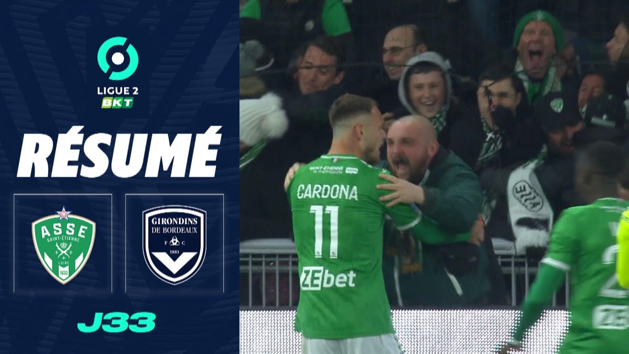 Un coup de tête et un rush victorieux ! / AS Saint-Etienne - Rodez AF / Résumé - Play-offs 2