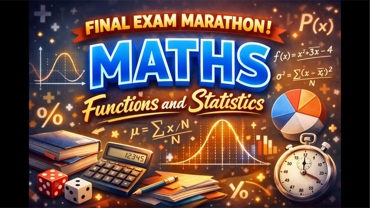 🔥 Final Exam Marathon | Maths – Functions & Statistics | Complete Revision 🚀 #pseb #11th #maths
