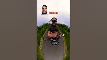 Insta360 camera 🤣🤣 #funny videos #viral #insta360 #360 #ytshorts #360camera #dbdrider #tvsradeon