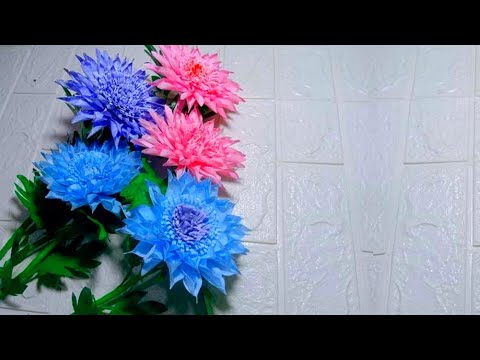 Bunga simpel dari plastik || Flowers Making With Plastic Carry