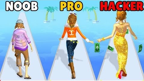 NOOB vs PRO vs HACKER Run Rich 3D