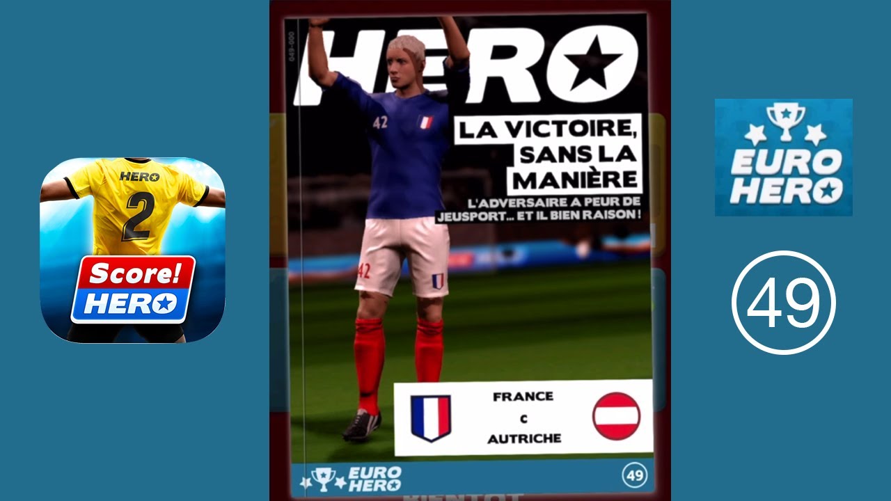 Score! Hero 2 -  Event Euro Hero - Niveau 49 solution