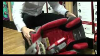 Car Seat - How to convert Diono convertible car seat to booster seat.flv