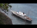 Vessel Elsa stranded in Ladder Bay, Saba - March 2017