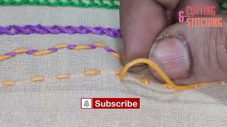 Hand Embroidery Tutorials Part 18 - Plus Stitch