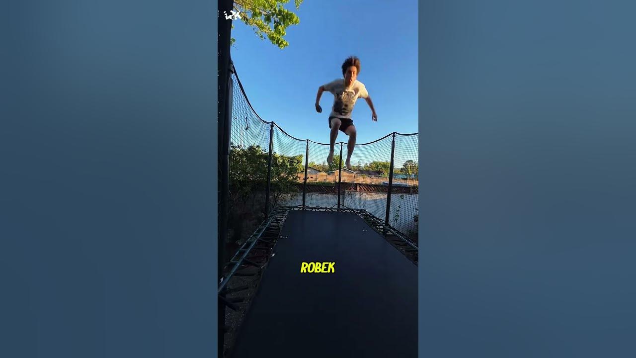 bagian PENTING saat bermain trampolin❗#shorts