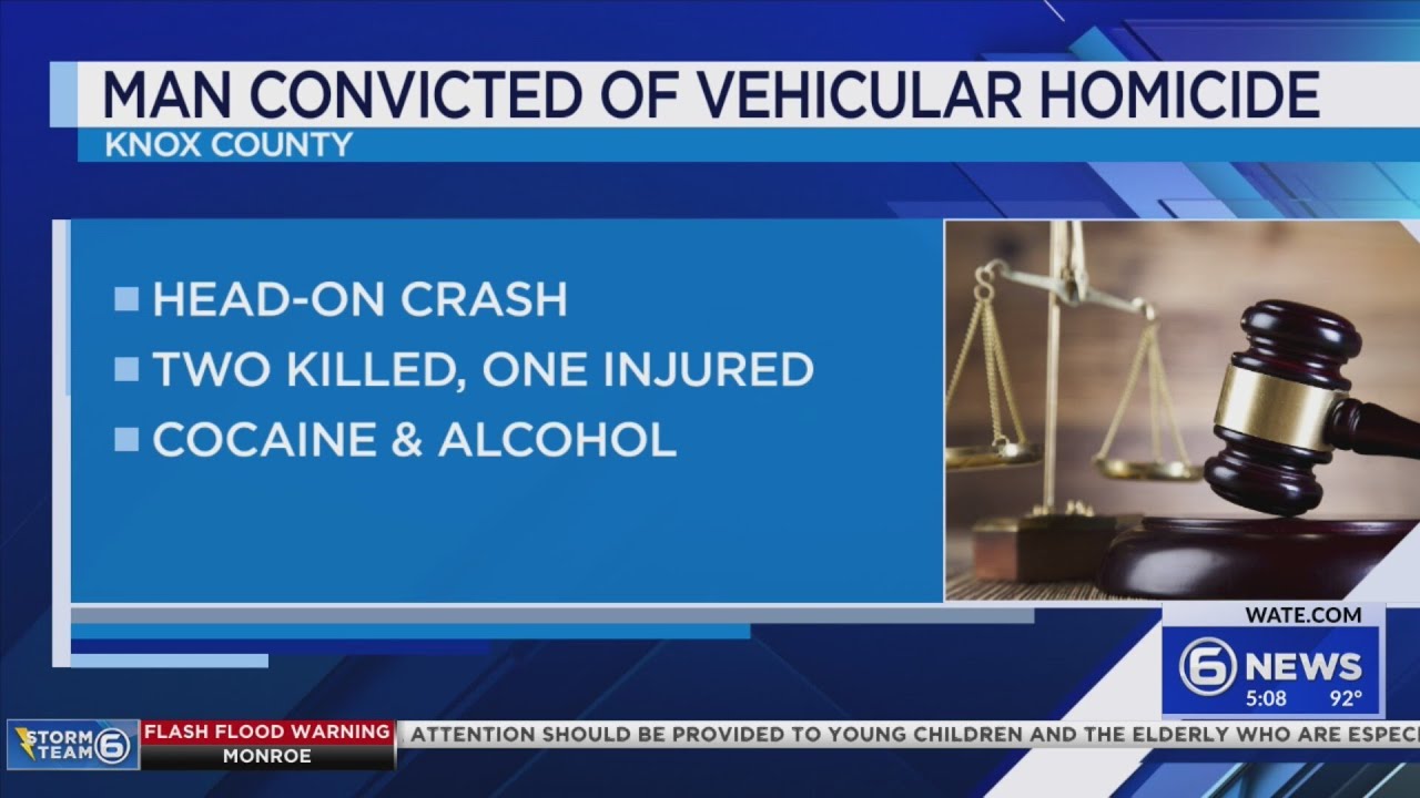 Man convicted of vehicular homicide after 2022 crash - YouTube