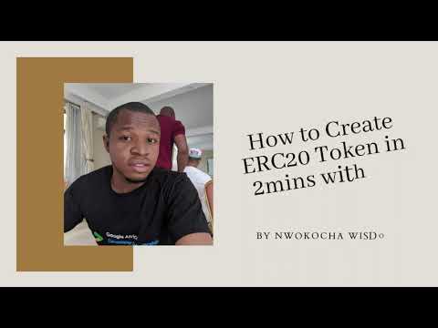 How to Create ERC20 Token in 2mins without coding