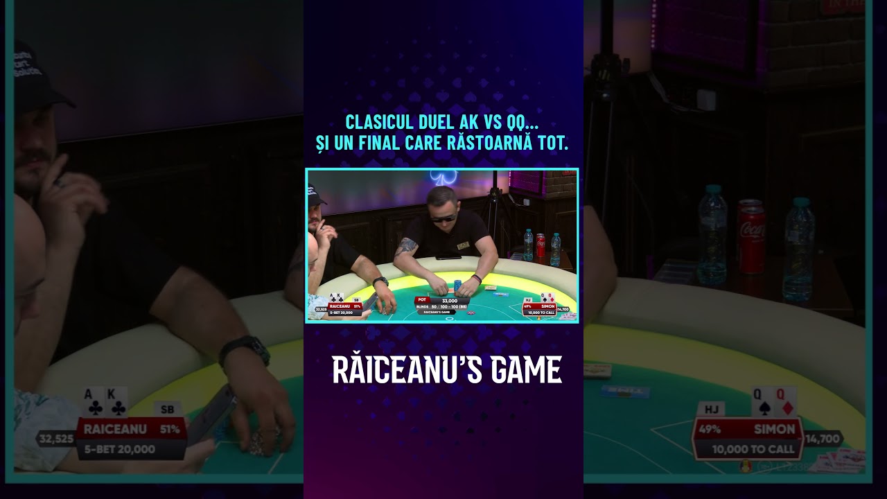 Raiceanu AK vs Simon QQ 💥 Răsturnare totală pe flop!