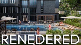 Apartment Building 3D ANIMATION | RNDRVSN