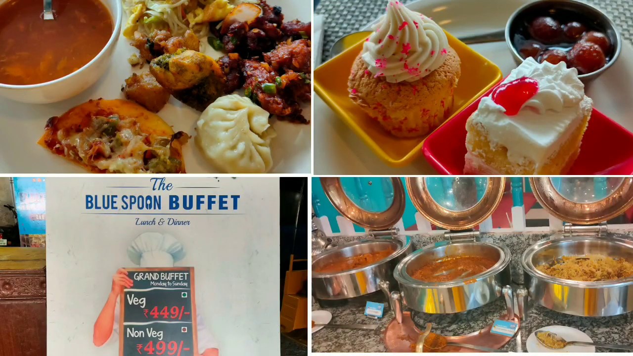 Buffet At Rs 499 Only The Blue Spoon Buffet Restaurant Kukatpally Hyderabad YouTube