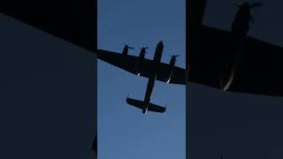 Lancaster pure sound during memorial flypast #lancaster #bomber #airforce #bbmf #military #sound #4k