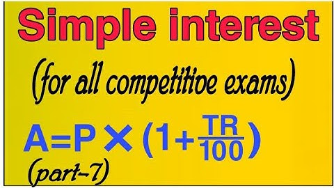 Simple interest #part-7# by G.S.Rama Lakshmi
