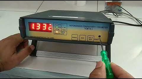 Calibration of Conductivity Meter.