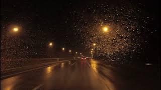 ASMR Highway Driving in the Rain at Night (Tanpa Bicara, Tanpa Musik) - Daegu ke Seoul, Korea