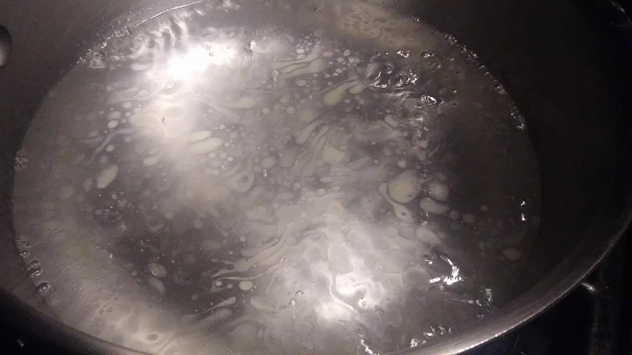 Literally just butter swirling in boiling water YouTube