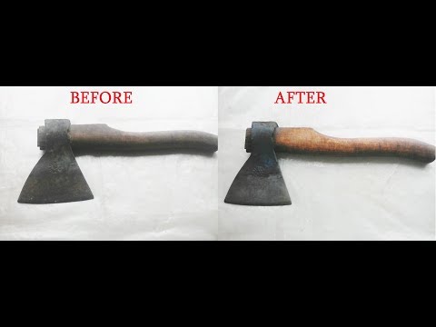 Hatchet restoration - ნაჯახის აღდგენა - Восстановление топора
