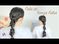 PEINADO FACIL en 3 Minutos | Coleta de Trenza Falsa | Peinado para el Día a Día | Chicas Chic