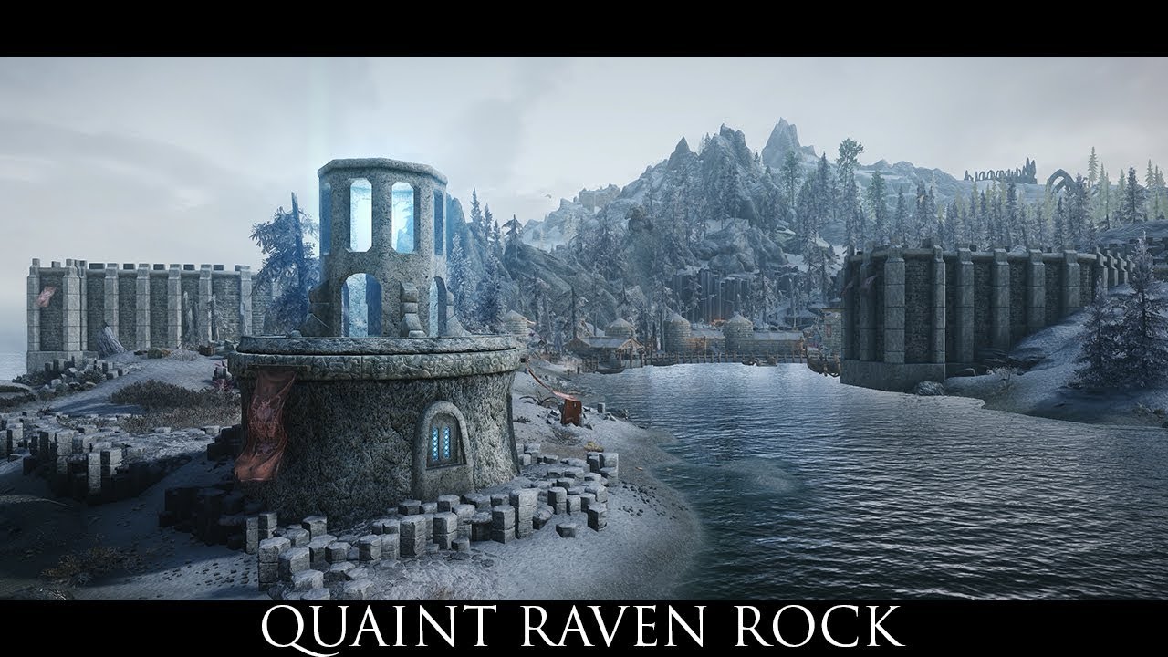 Skyrim, SE, Quaint Raven Rock, Mythical Ages, dyndolod, THE ELDER SCROLLS V...