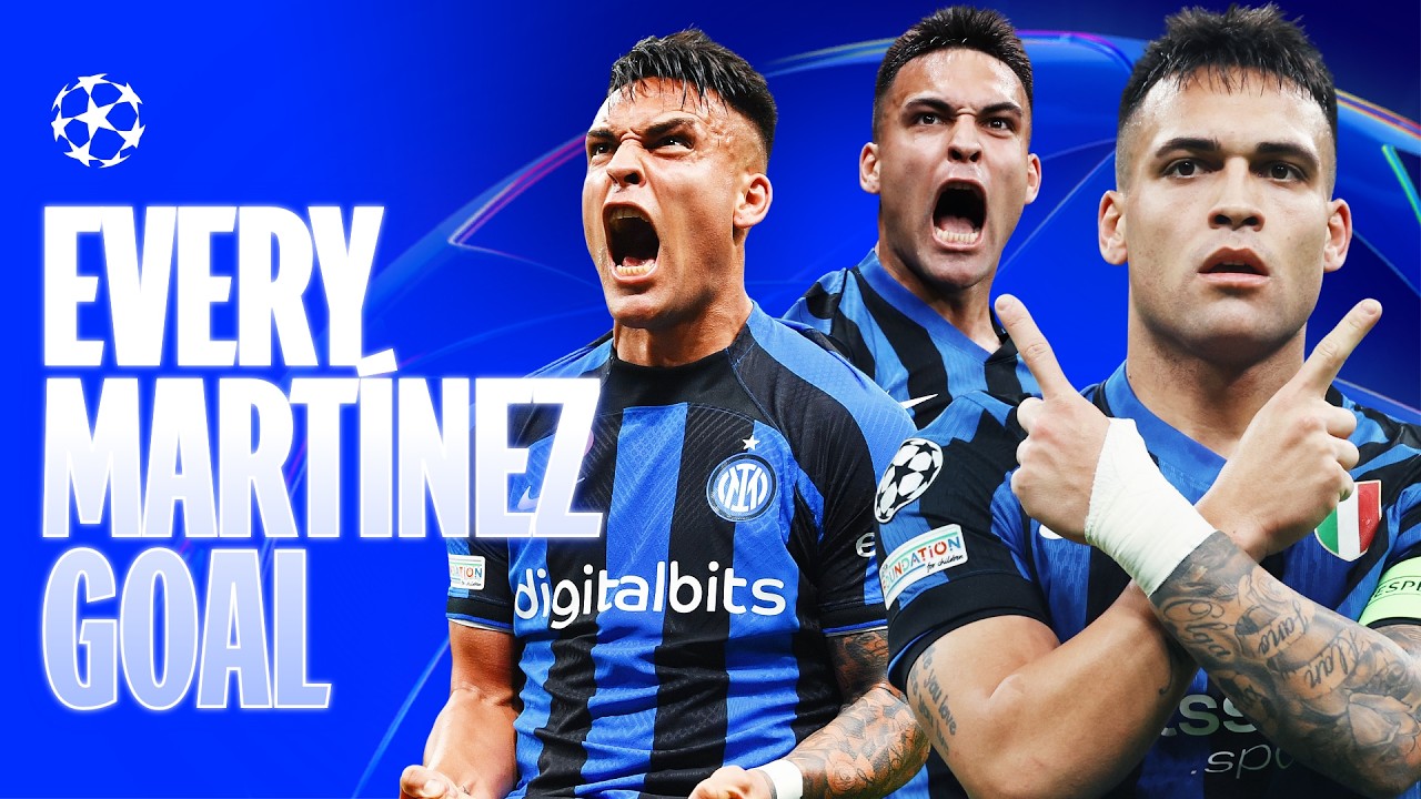 EVERY Lautaro Martínez Champions League Goal!
