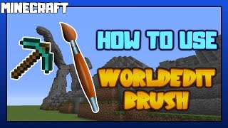 MINECRAFT | How to Use Worldedit Brush!