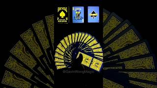 Bicycle Neon Yellow Starburst playing cards
