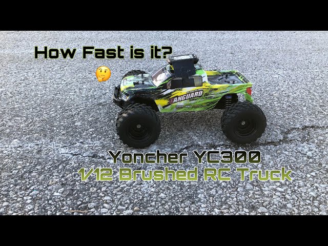  YONCHER YC300 RC Car 1:12 RC Monster Truck, 45+ Km/h Hobby Fast  Remote Control Cars for Boys Age 8-12, 4WD RC Trucks 4x4 Offroad Waterproof  All Terrains for Adults with 2