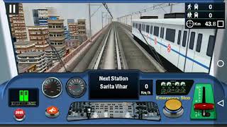 Train simulator Delhi Ncr Metro|| how to play Delhi Ncr Metro train screenshot 2