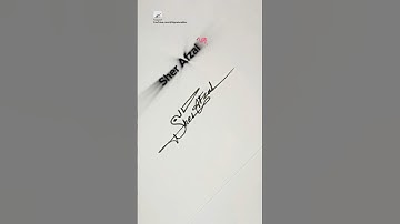 Flamingo 🦩 Signature | Sher Afzal Signature Style | Signature Design | Signature Ideas #signature