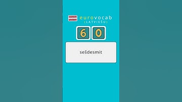 Learn Latvian - Countdown Timer (One Minute)
