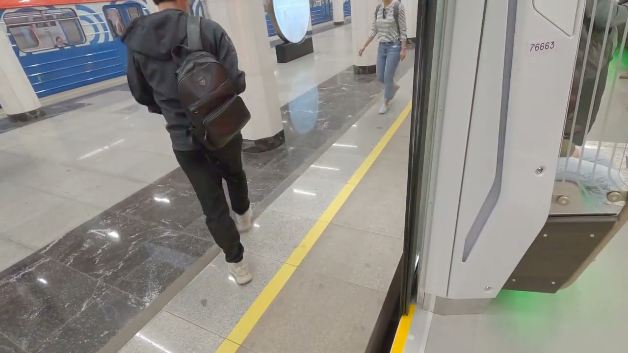 30.04.2024. Поездка на метровагоне 81-775.2 (76663). Перегон Автозаводская-Каширская