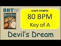 Devils dream   bluegrass backing track 80 bpm