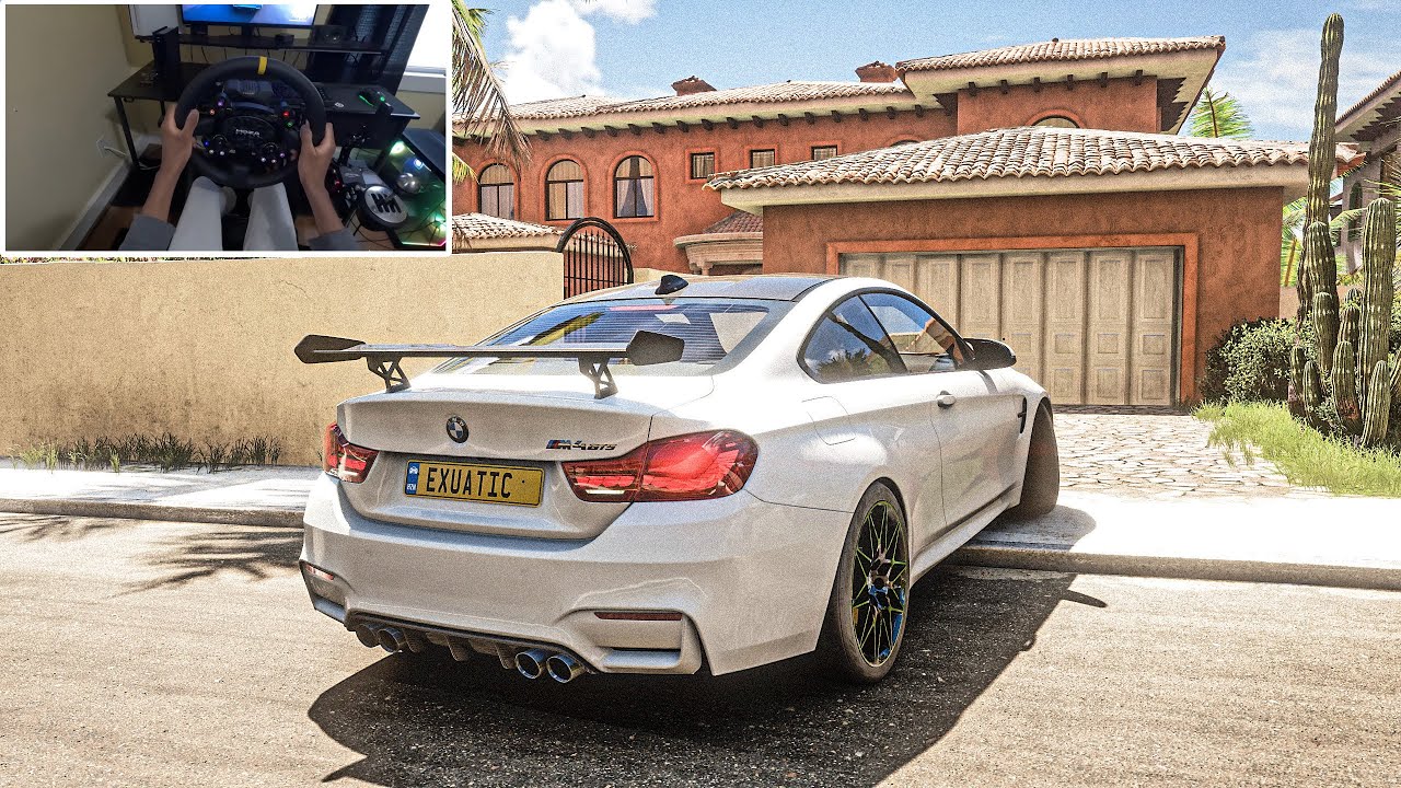 BMW M4 GTS - Forza Horizon 5 | Steering Wheel Gameplay