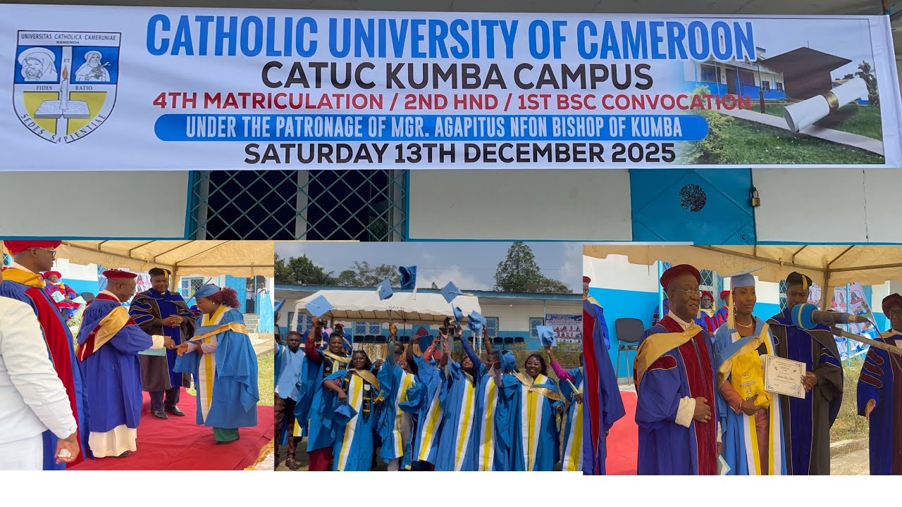 Выпускники CATUC KUMBA выпускают лучших студентов страны, получивших дипломы HND и Bsc. 49 первок...