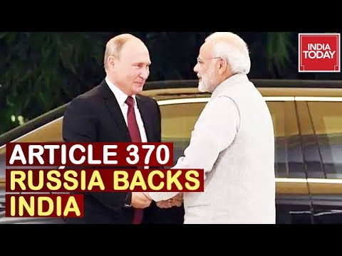 Russia Backs India On Abrogation Of Article 370 In Jammu And Kashmir