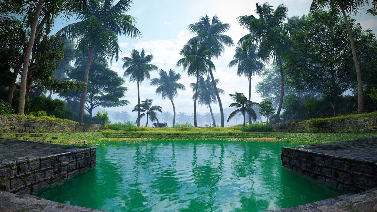 Lumion 4K Cinematic animation | Kulam/ House pond | The Walk #3 - YouTube