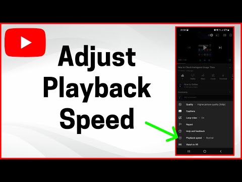 How to Adjust Playback Speed on Youtube