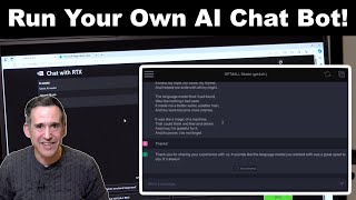 Run your own ChatGPT Alternative with Chat with RTX & GPT4All
