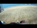 Moto c90 sur la plage de sidi rahal mare basse