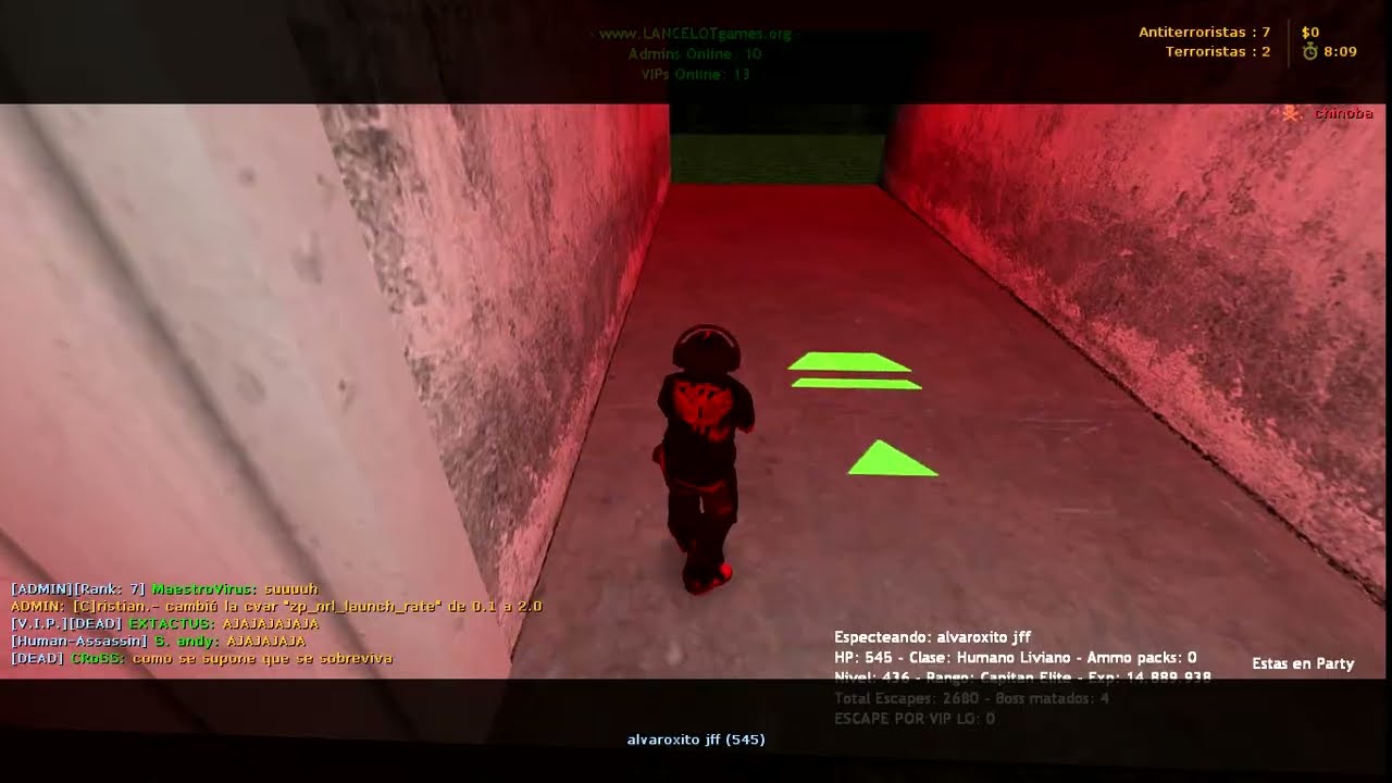 Counter Strike Zombie Escape - LANCELOTgames | Gameplay ze_centro_secreto_lg