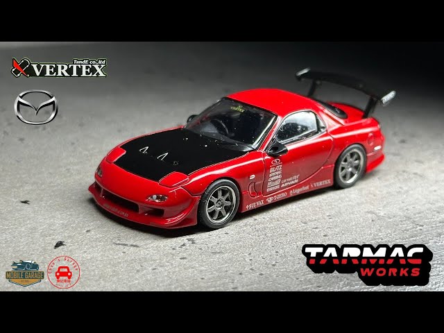 ignition 1/64 マツダ RX-7 (FD3S) 完売絶版品 1/64 Ignition Model Mazda RX-7 ( FD3S) Baby Blue Carbon Hood
