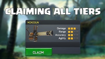 Respawnables - Trial/Week 3 Claiming ALL TIERS + Minigun Skin Gameplay | Big Map Quest 5.9.0