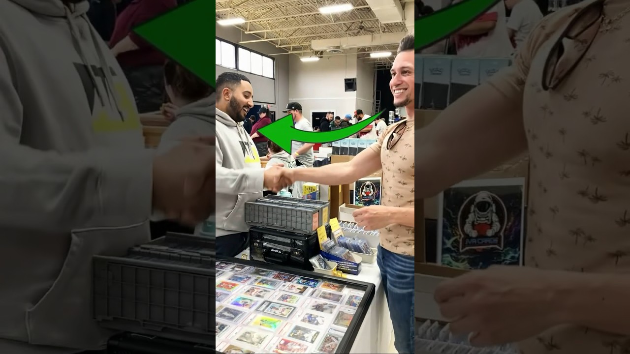 Making DEALS at my local sports card show #cardshow #sportscards