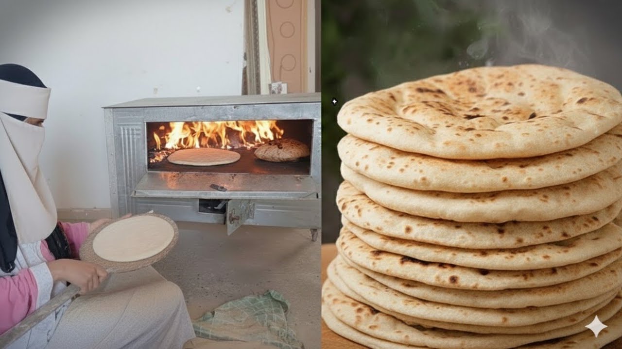 ريحة الفرن ولمة البيت… خبزت العيش البلدي بإيدي 🍞✨